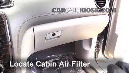 2014 Buick Enclave 3.6L V6 Filtre à air (intérieur) Changement